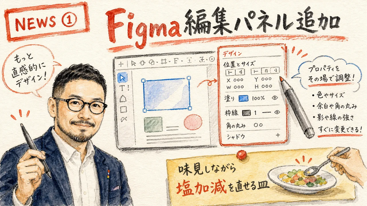 Figma Make properties panel annotations グラレコ