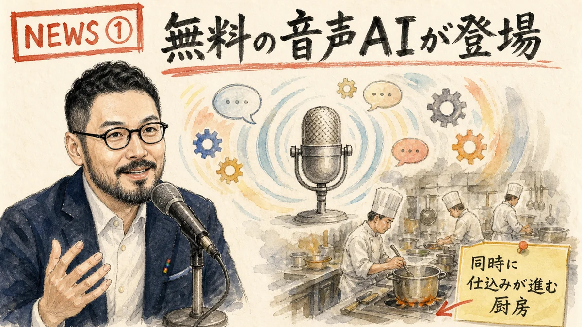 NVIDIA Nemotron VoiceChatの音声AIを解説するグラレコ