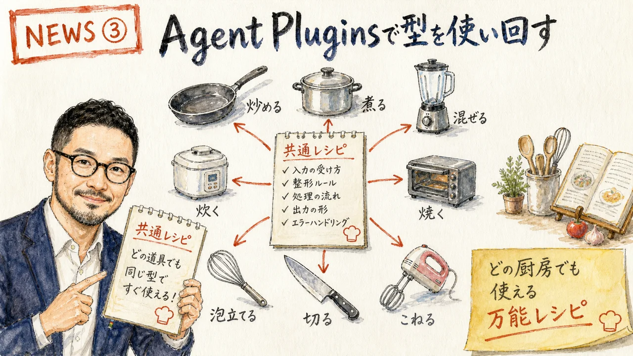 Agent Pluginsオープン標準の図解