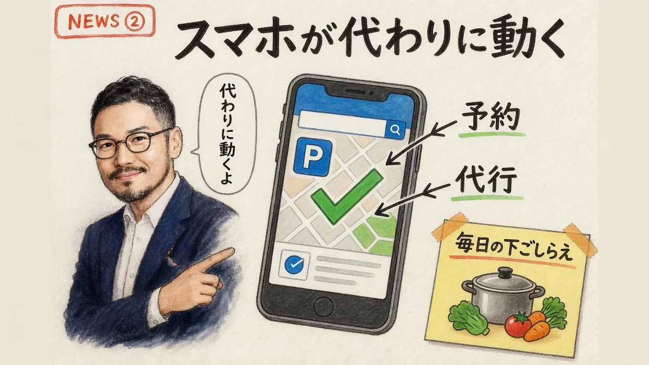Gemini in Chrome Androidの図解