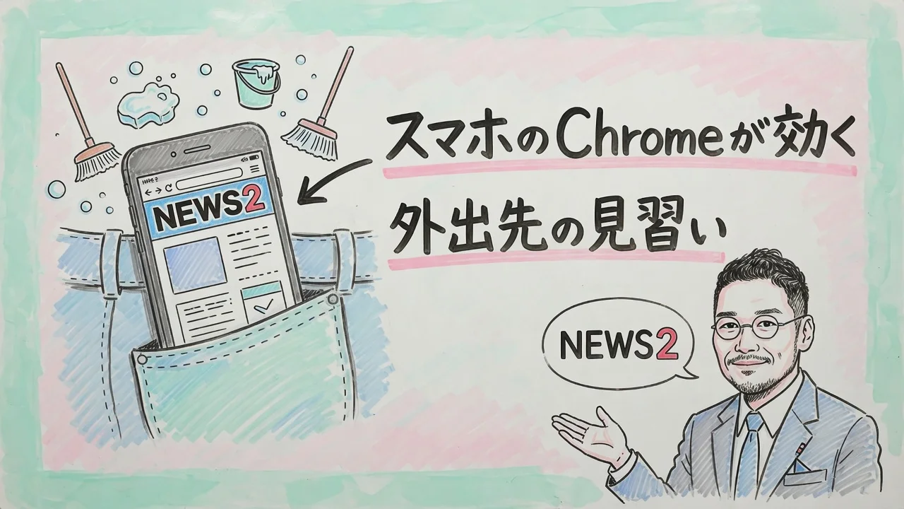 Gemini in Chrome Androidの図解