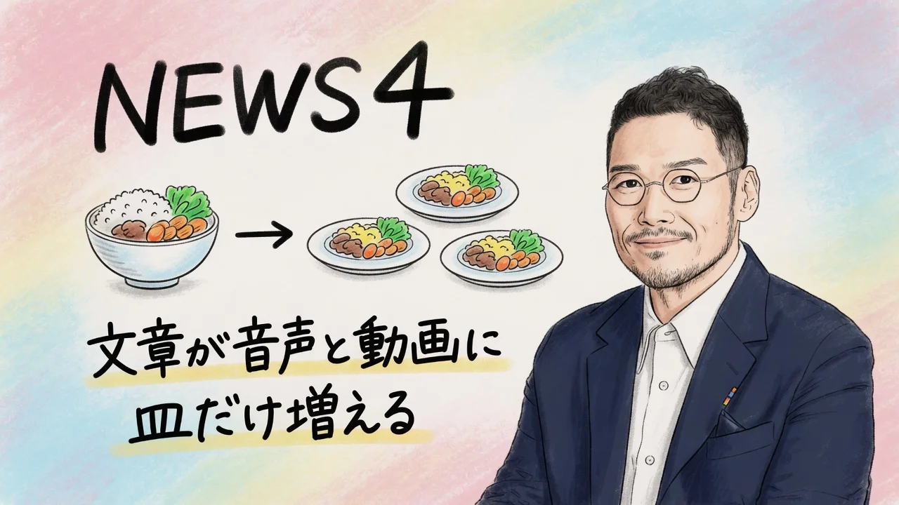 Reddit AI動画変換の図解