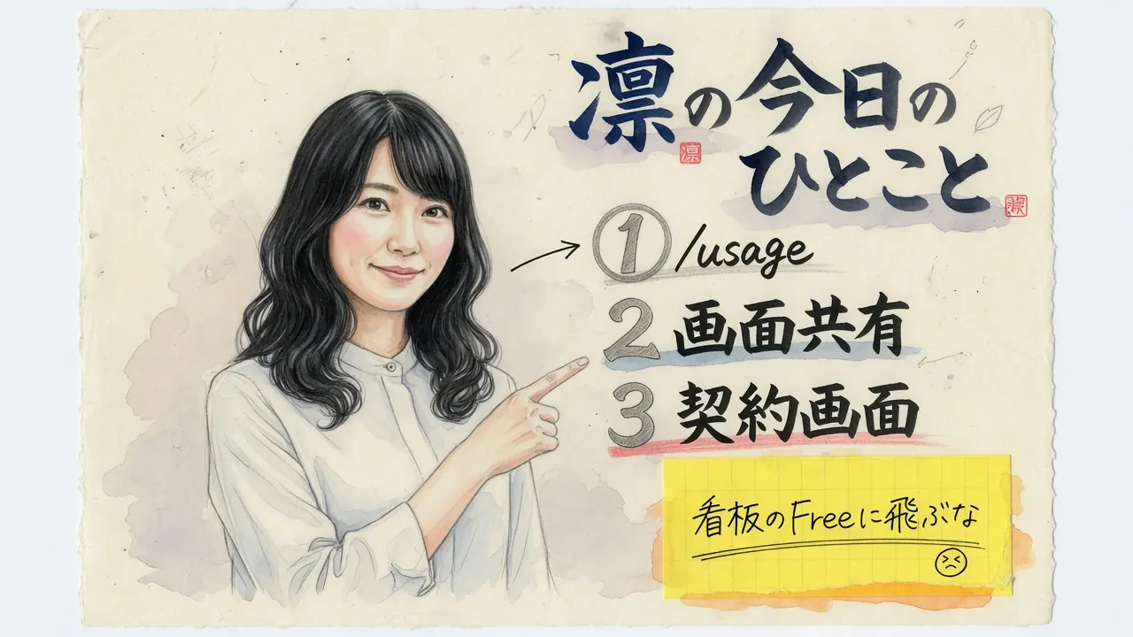 AI秘書凛の今日のひとこと図解