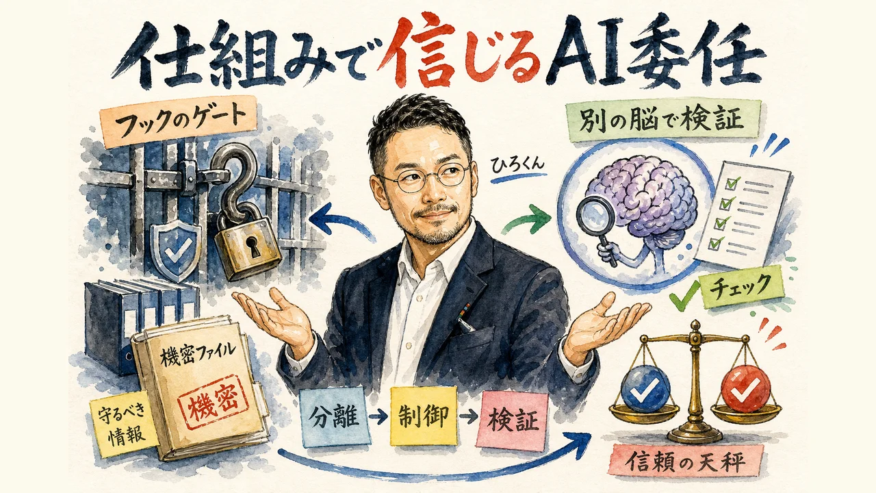 仕組みで信じる——フックとサブエージェント検証で作る、AIへの委任