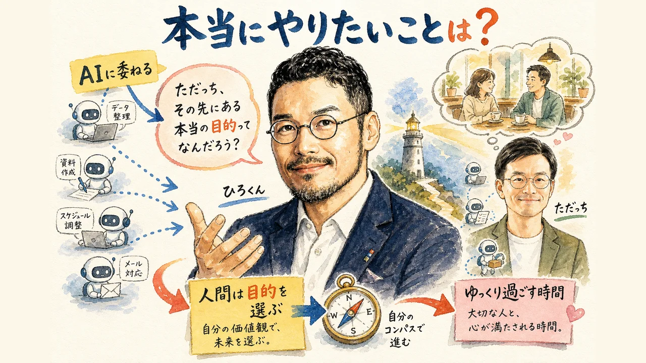 ただっちが語った「本当にやりたいこと」——AIに委ねた先にある人間の目的