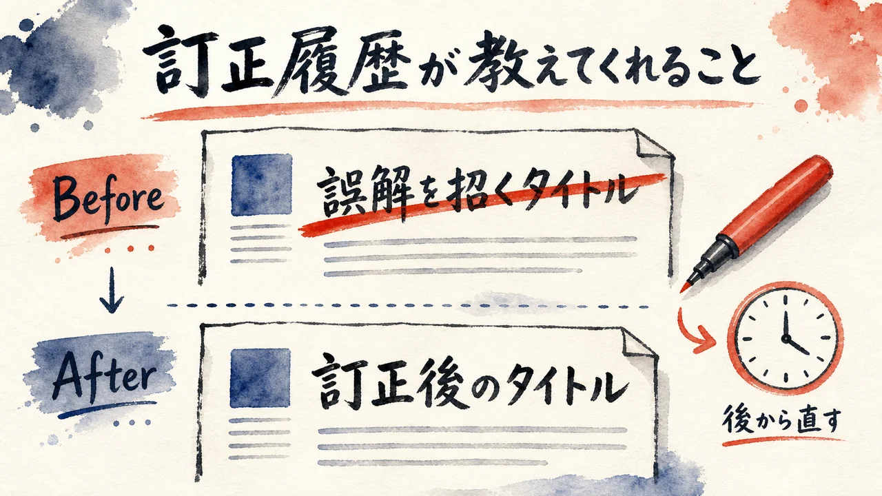 ITmedia記事の訂正履歴が教えてくれることを示す図解