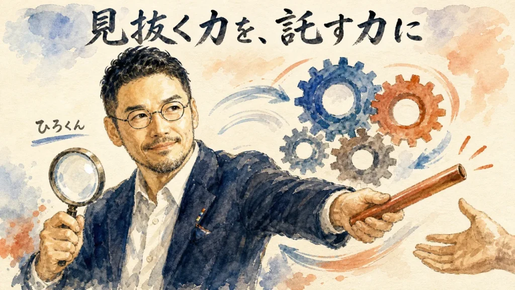 見抜く力を託す力に変えるひろくんの図解