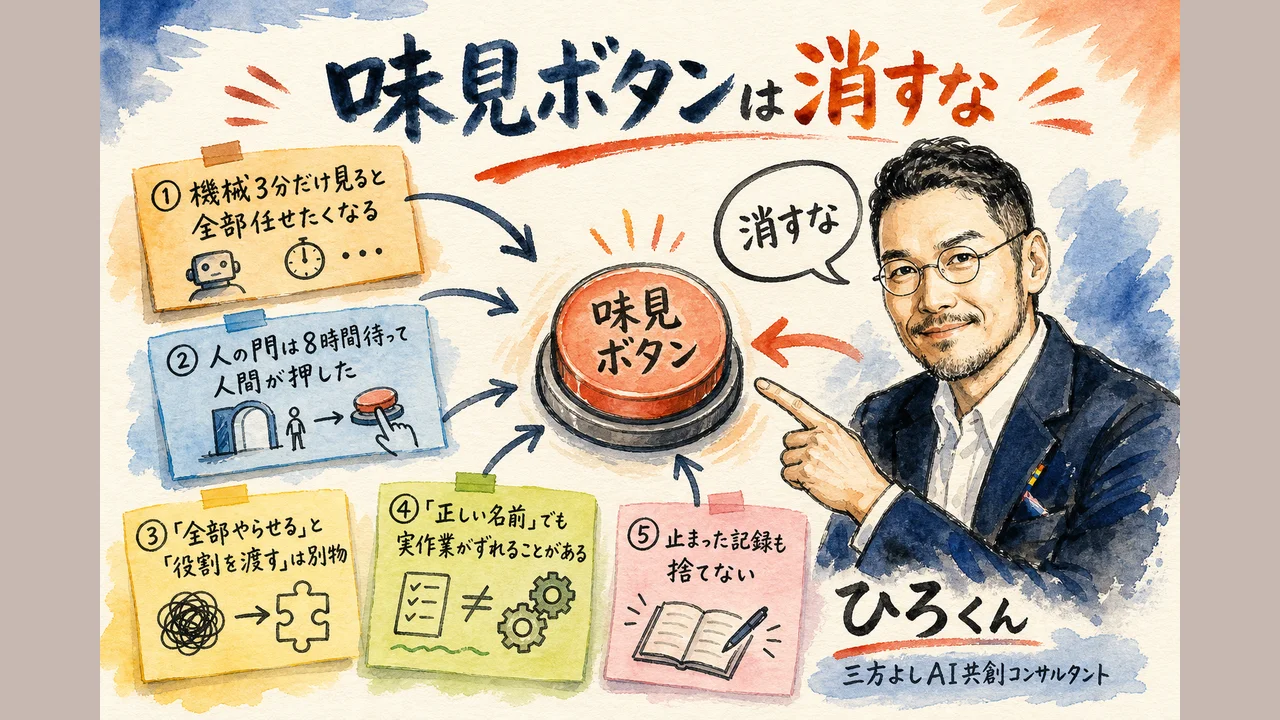 味見ボタンを消すと、コースは速くなる。でも店は壊れる