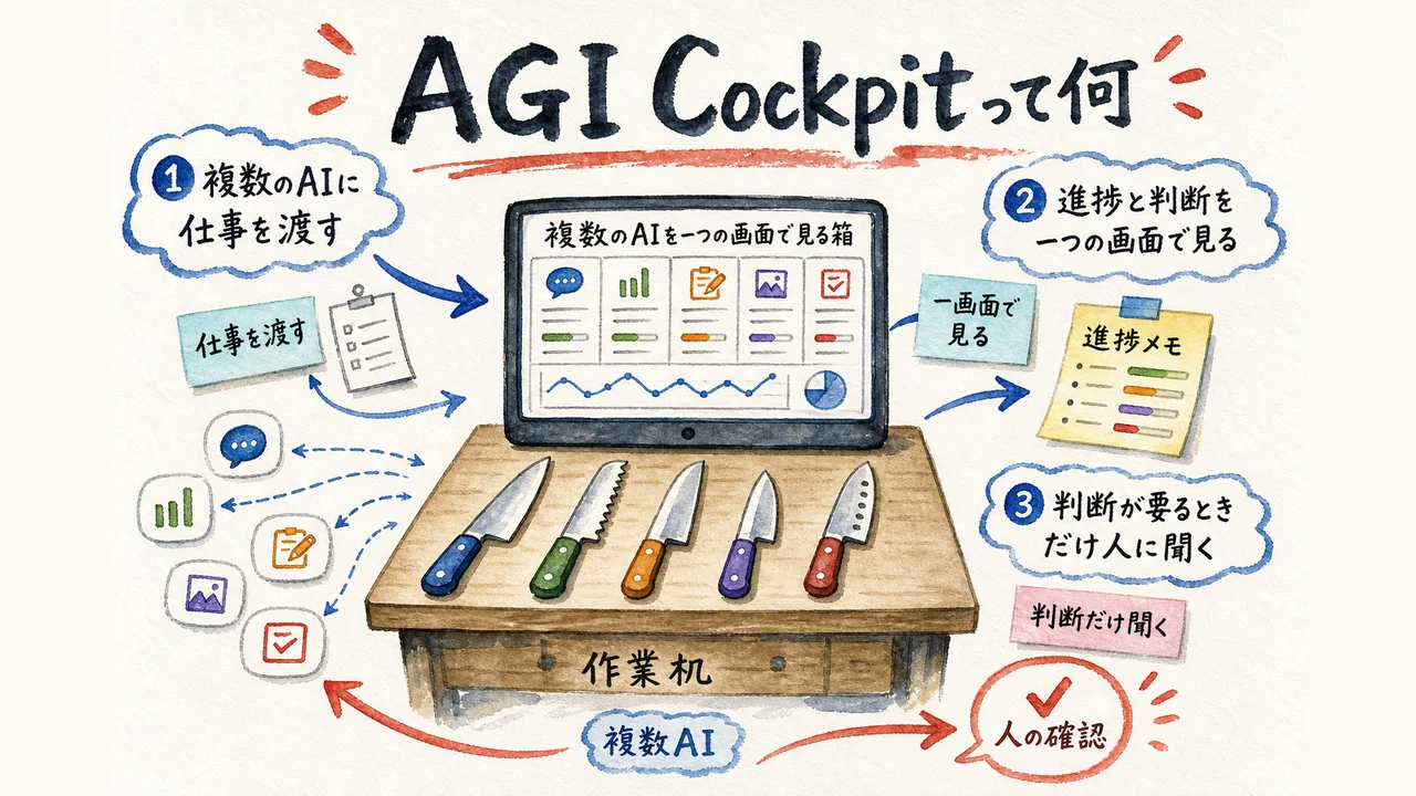 そもそもAGI Cockpitって何？