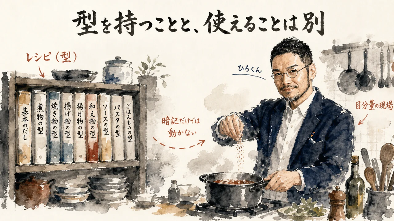 型を持つことと使えることは別