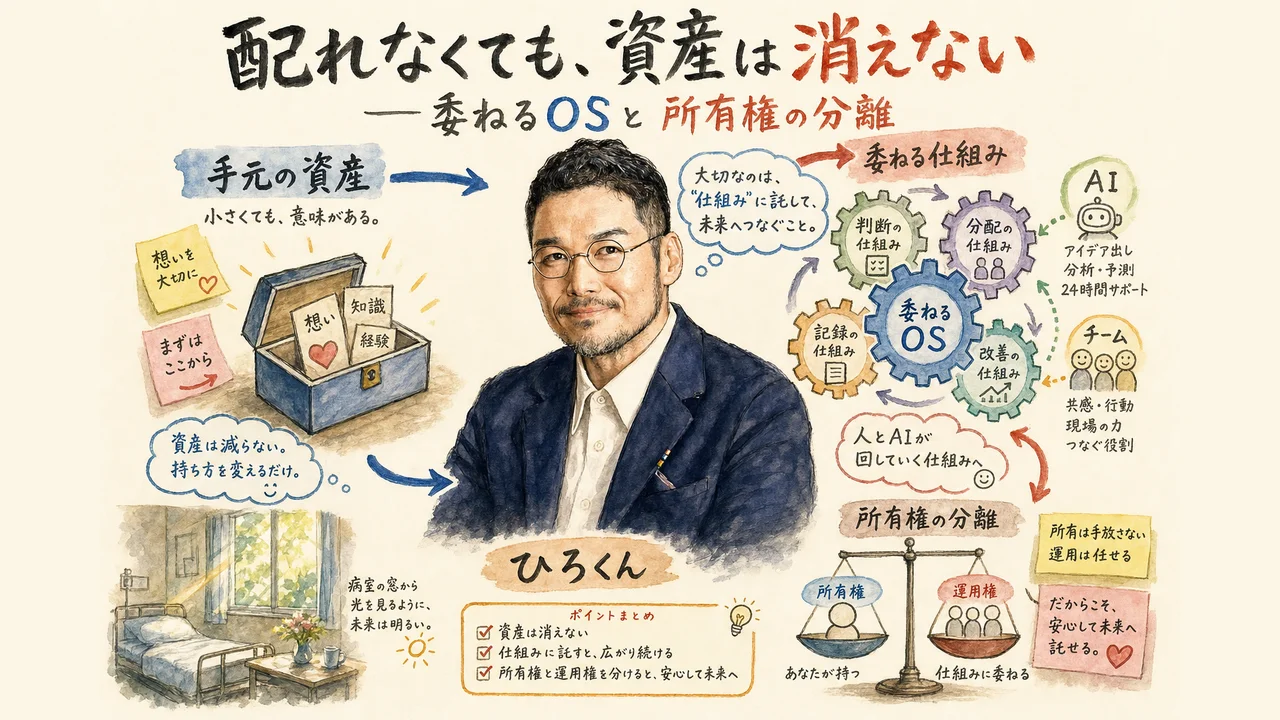 委ねるOSと所有権の分離の図解