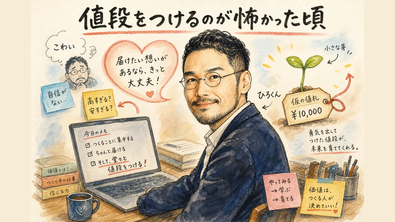ひろくんコラム 値付けと委ねるOSの図解