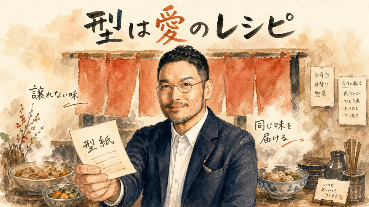 型は愛のレシピ——コラム図解