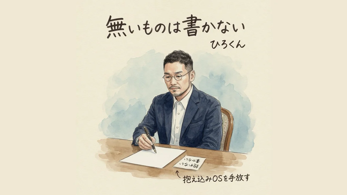 無いものは書かない
