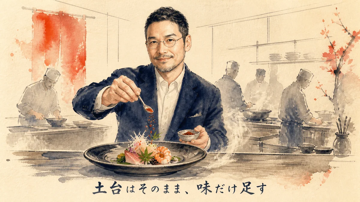「おまかせ」と「自分で味付け」の境界線 コラム図解