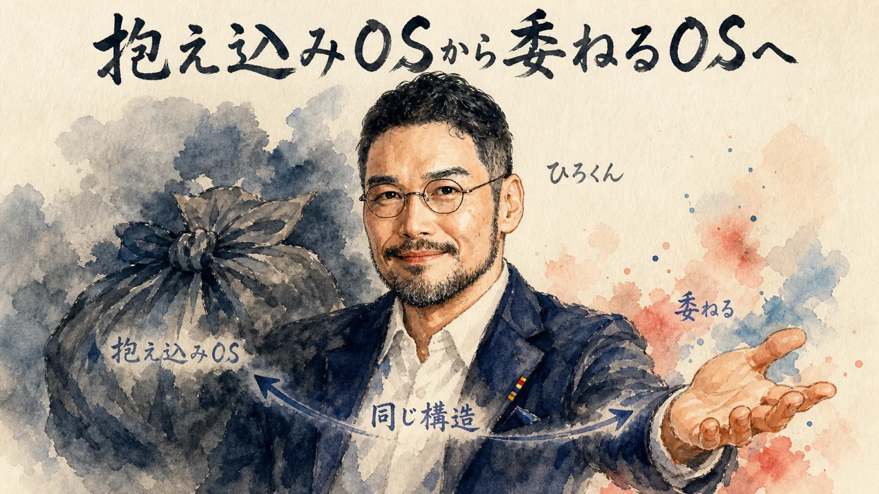 ひろくんコラム：抱え込みOSから、委ねるOSへ