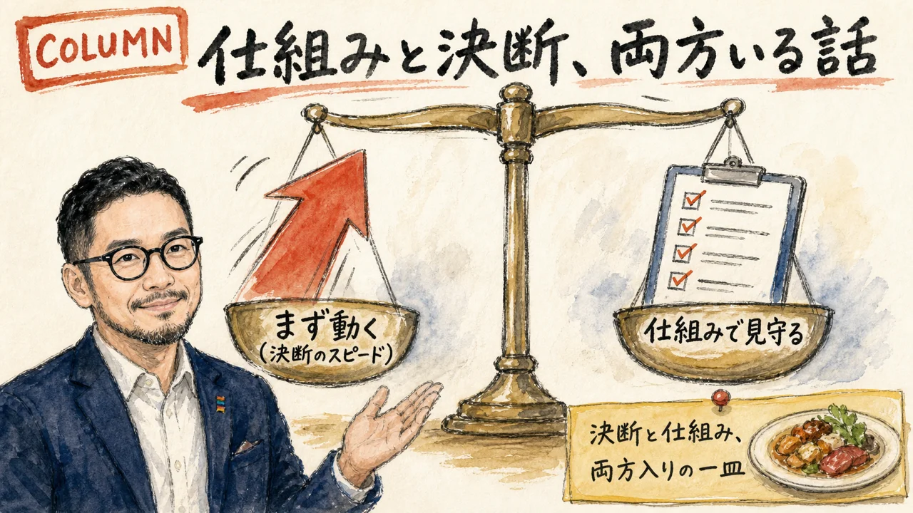 ひろくんコラムを解説するグラレコ