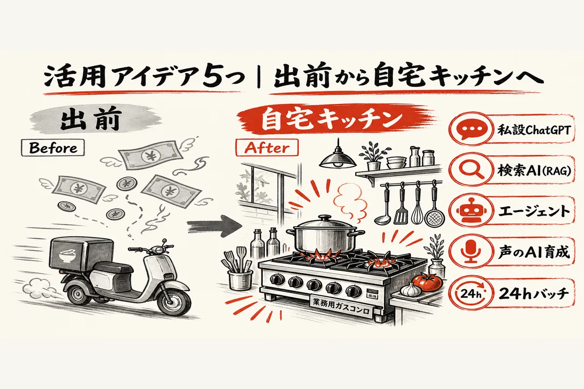 活用アイデア5つの図解