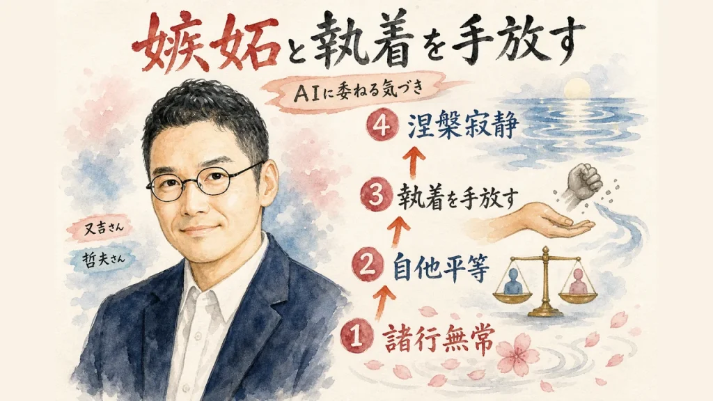 アイキャッチ：又吉直樹の新番組『渦の細道』で嫉妬と執着を手放す気づき