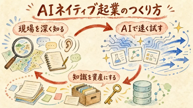 AIネイティブ起業の解説図 eyecatch