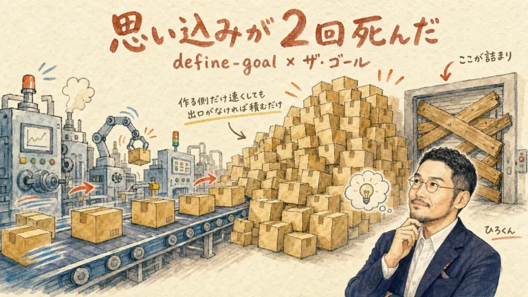 define-goalとザ・ゴールでAIチームの詰まりを測る（アイキャッチ）