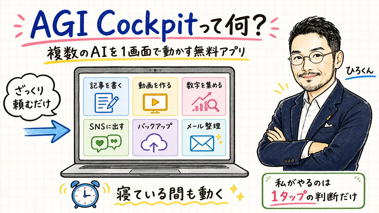 AGI Cockpitの実運用データを解説する記事のアイキャッチ