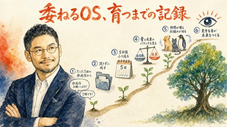政党の中で働くAI「みらいいぬ」が委ねるOSに育つまでの全体図解