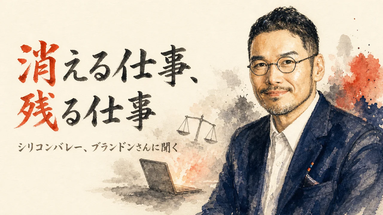シリコンバレー在住ブランドンさんに聞くAIで消える仕事・残る仕事