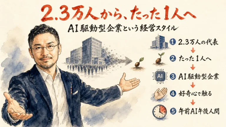 2.3万人から、たった1人へ 全体図解（ひろくん）