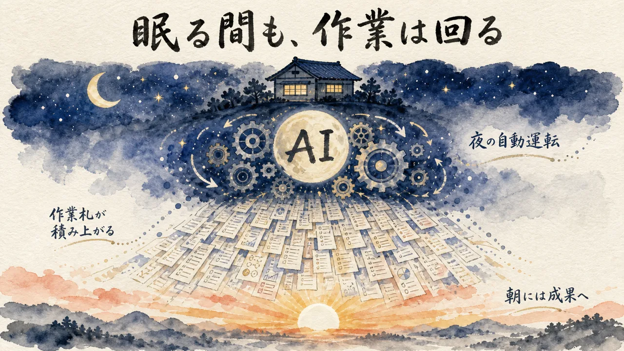「寝てる間に開発が終わってる」——1日100〜200セッションという桁