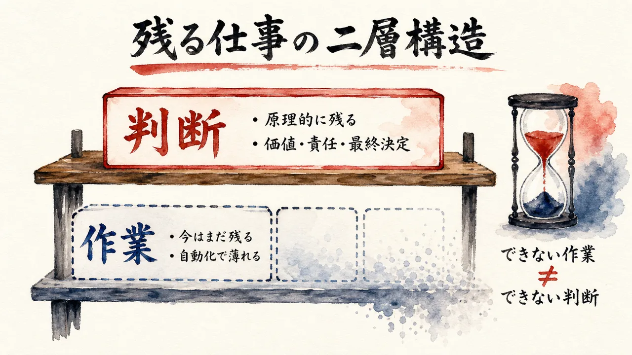 「まだ活躍できる余地があってよかったみたいな」——安心の正体は、代替不能な工程だった