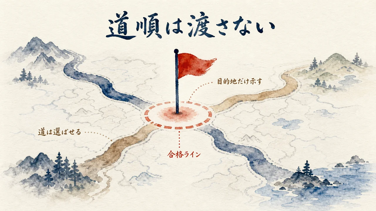 道順は渡さない