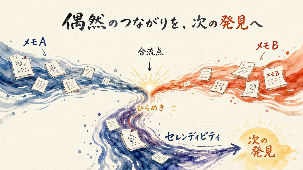 偶然のつながりを発見へ変えるセレンディピティ