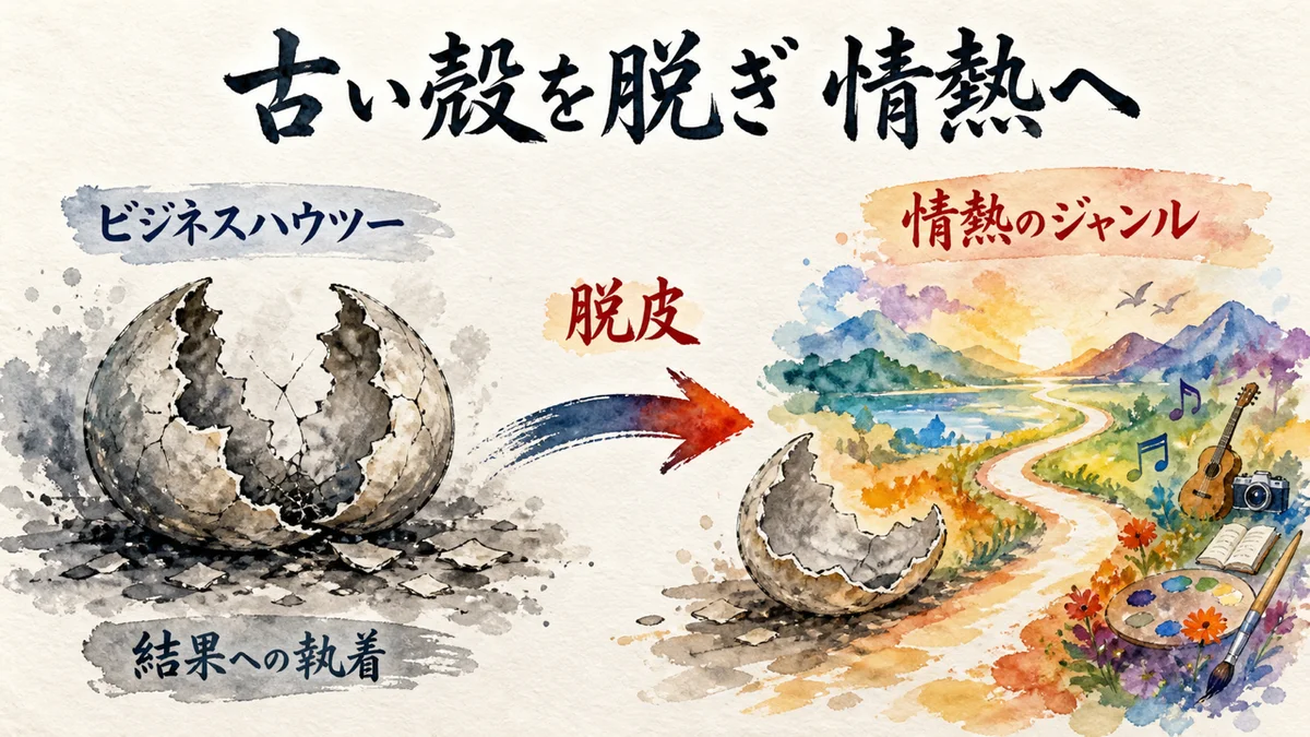 古い殻を脱ぎ情熱へ