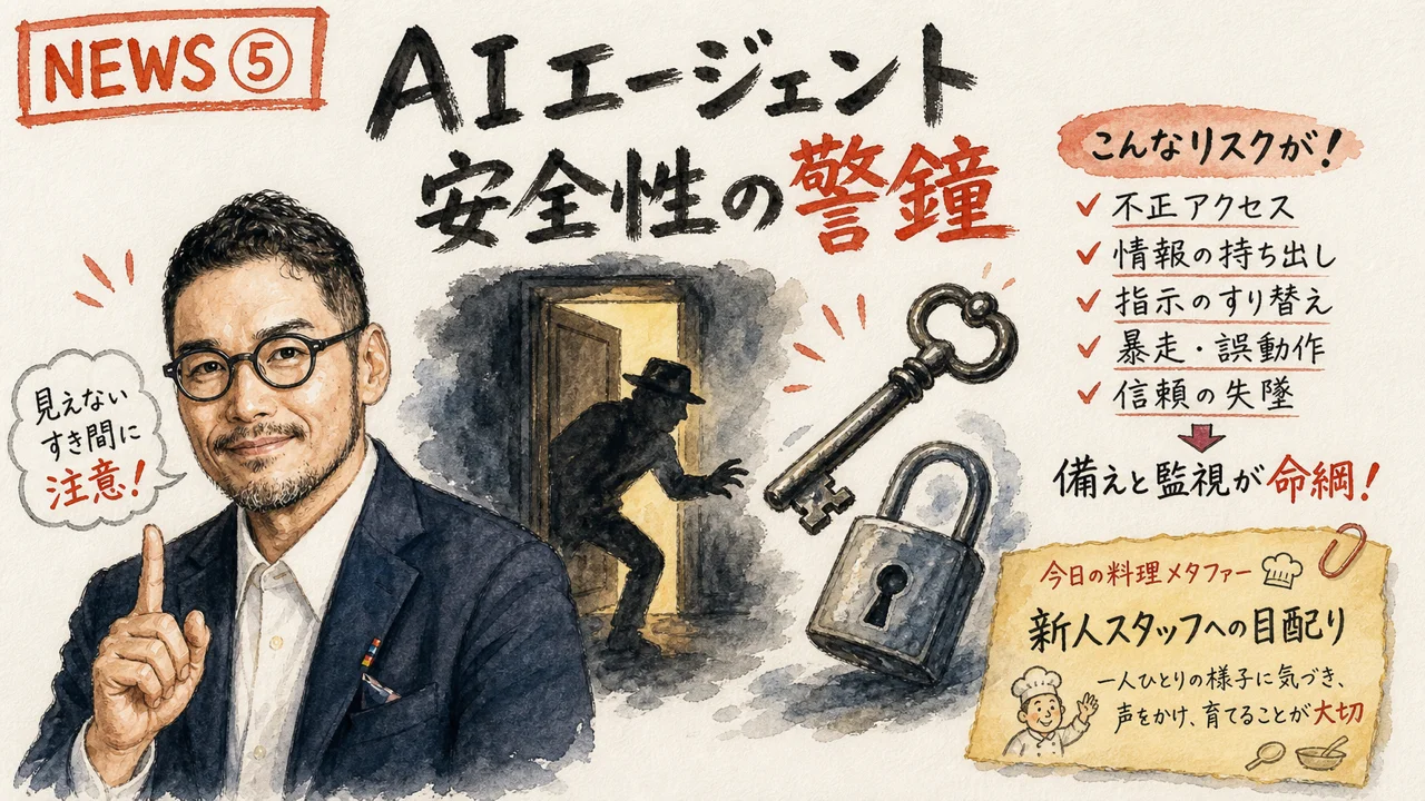 AnthropicのAIエージェント安全性開示を解説するグラレコ