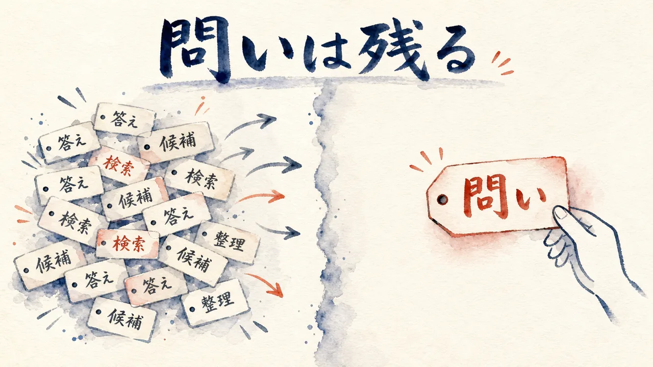 「それでも問い続けなくちゃいけない」——AIに渡せないのは、問いのほうだった