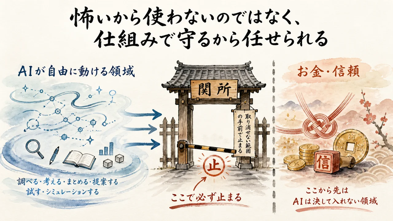 仕組みで守るから任せられる