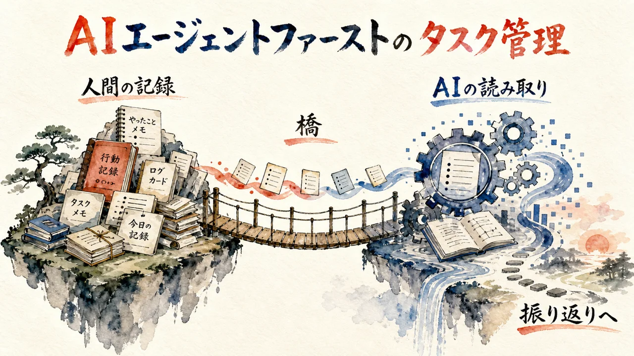 AIエージェントファーストなタスク記録の使い方