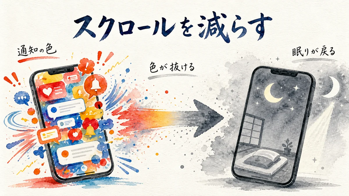 スクロールを減らす