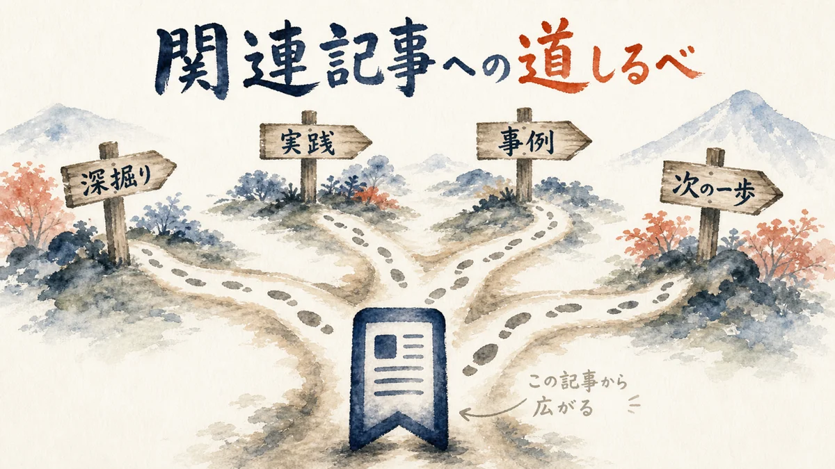 「関連記事」——専門性×文脈をさらに深掘りする、AI氣道の他の記事へ