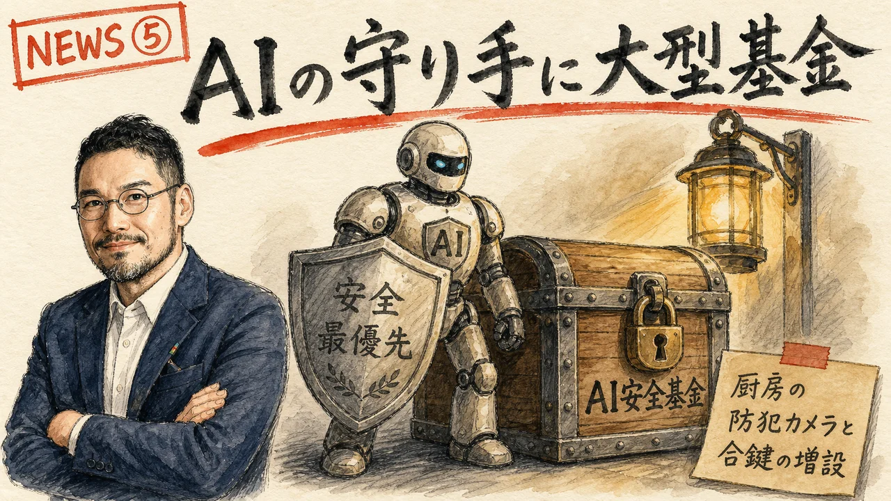 AIの安全性強化のイメージ図解