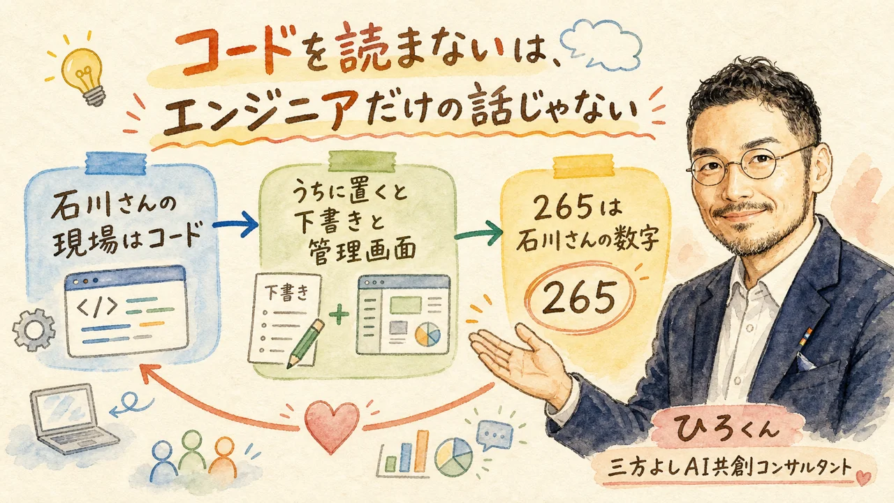 コードを読まないはエンジニアだけの話じゃない