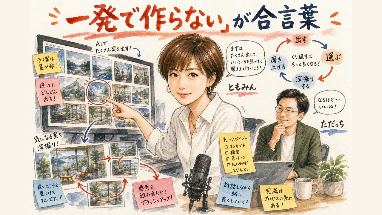 ただっちが自己紹介するイラスト
