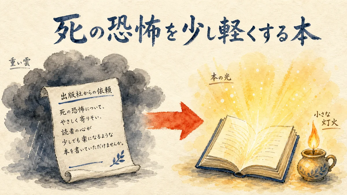 出版社から届いた依頼の図解