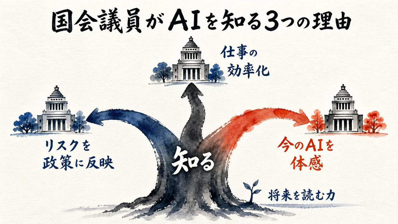 国会議員がAIを知る3つの理由
