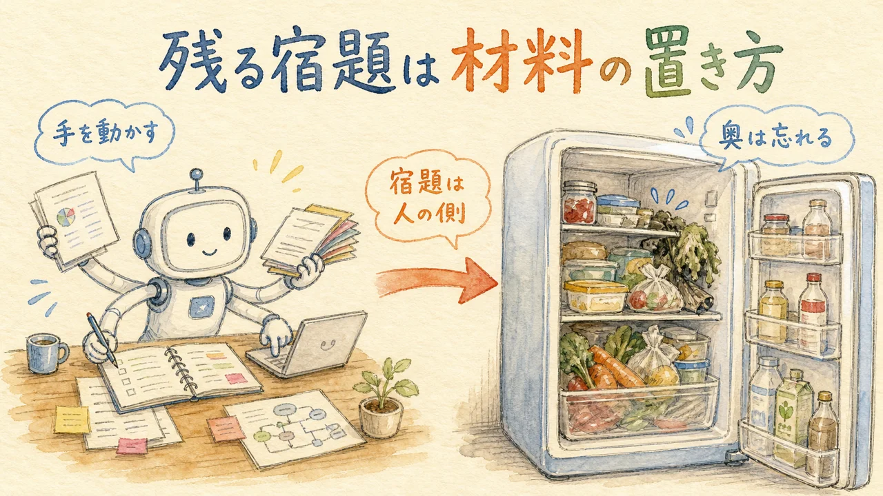先週の続き ——「手を動かすAI」になった後に残る宿題