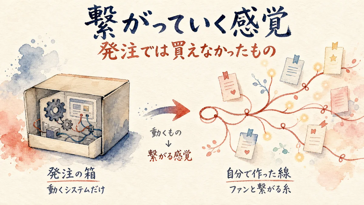 発注では買えなかった繋がっていく感覚の図解