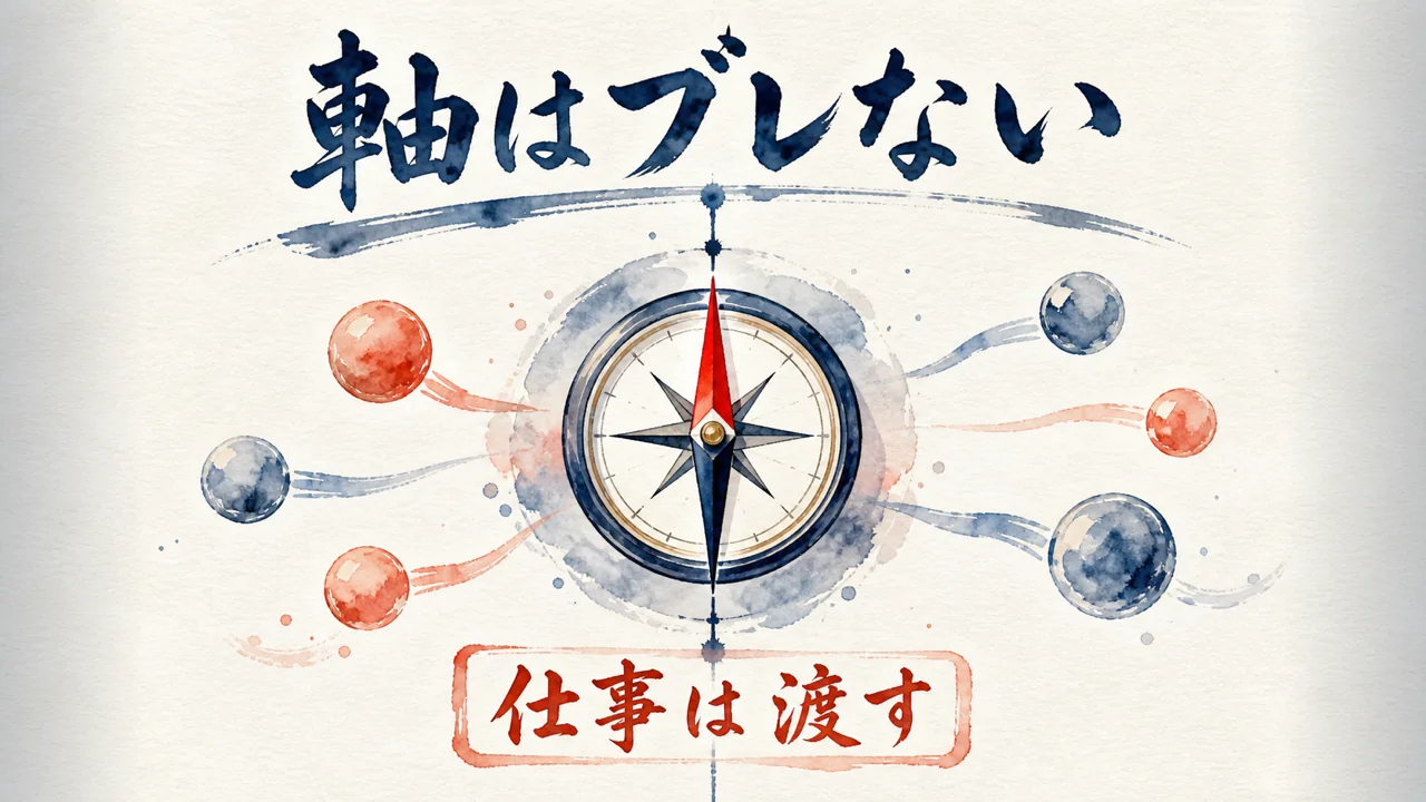 軸はブレない