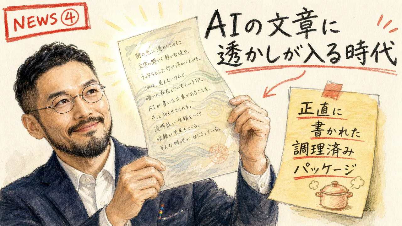 Claudeウォーターマーク導入の図解