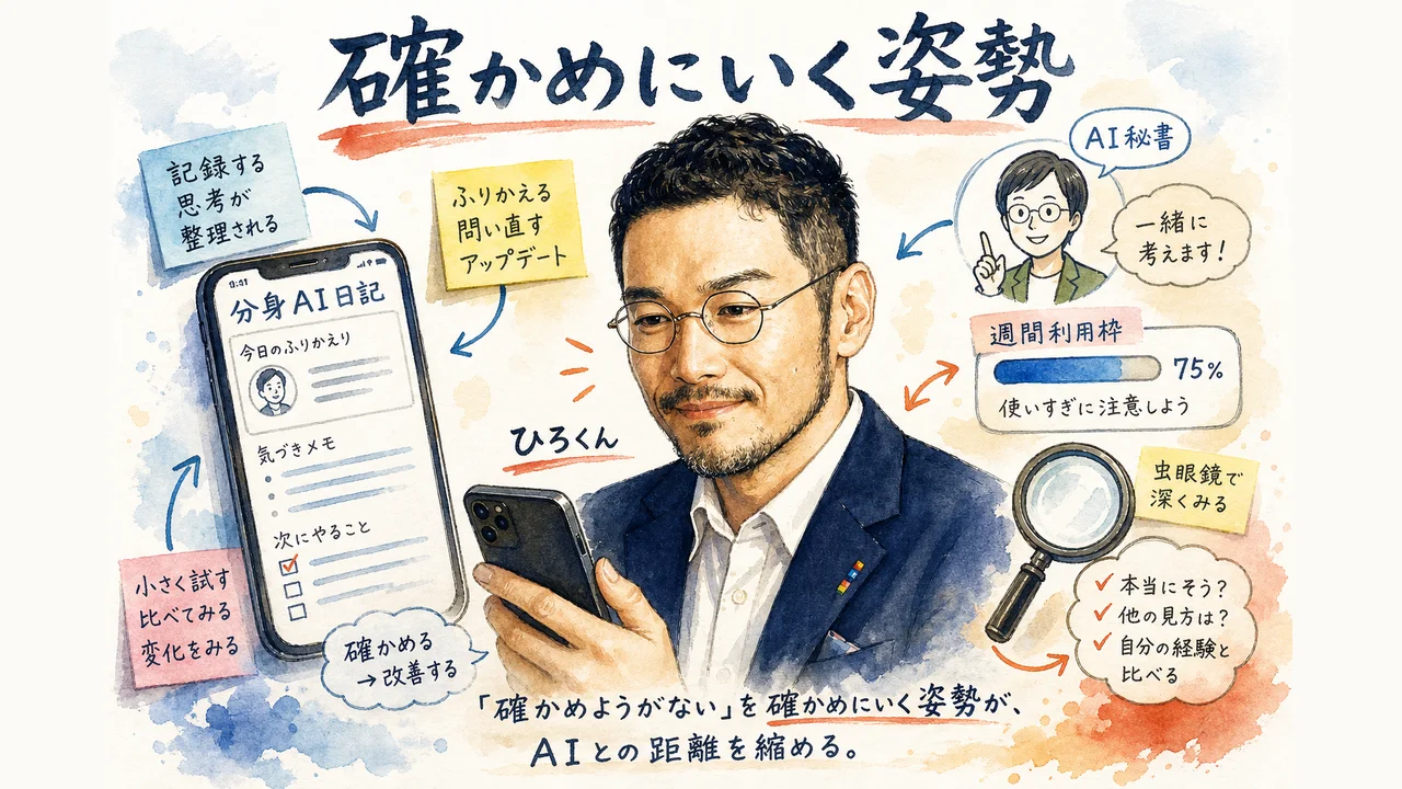 ひろくんコラム：AIを信じて任せることと確認することについて